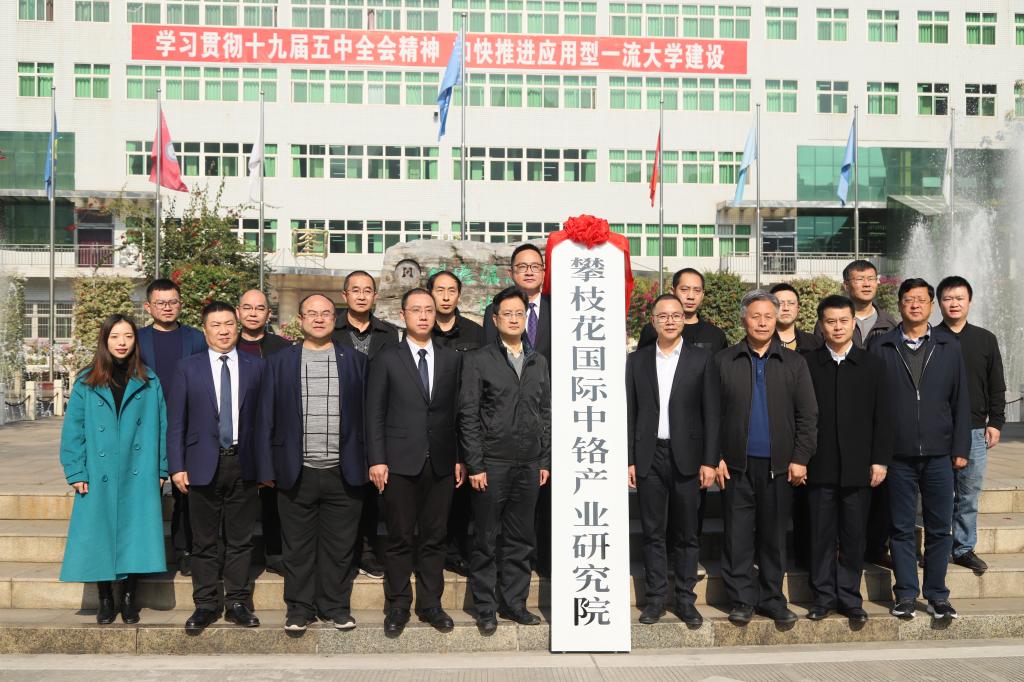 攀枝花国际中铬产业研究院挂牌仪式